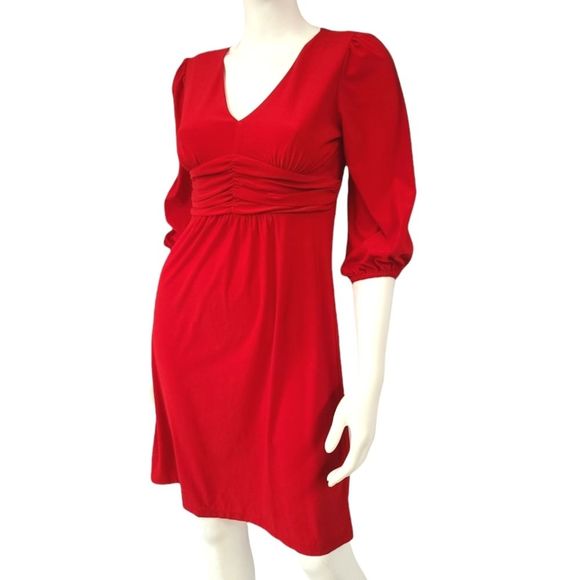 NY Collection V Neck Dress XS - Picture 4 of 9